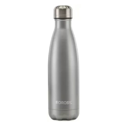 Borosil Bolt Silver 750 ml Bottle